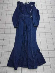 ◇ Θ ザラ ZARA デニムフリルワンピース XSサイズ レディース E  【1511100001907】