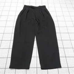 ◇ Θ ウィム WYM WYpt561 ポリエステルタックパンツ ブラック系 S メンズ E  【1511060033673】