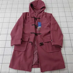 ◇ ⊇ 未使用 テラス terrace trc-220008-1 ダッフルコート マルーンピンク レディース M E  【1511060033383】