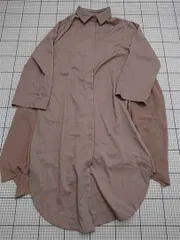 ◇ ⊂ ルシエル Le:ciel ベージュ系ロングシャツワンピース レディース E  【1511100002102】