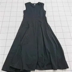 ◇ ⊂ ユニクロ UNIQLO × セオリー Theory ドライストレッチワンピース ブラック系 M レディース E  【1511100002010】