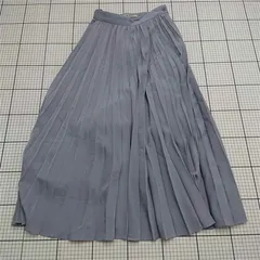 ◇ ⊂ ナノ・ユニバース nano・universe プリーツスカート ライトブルー系 36 レディース E  【1511100001990】