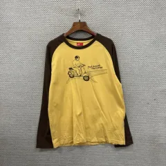 PUMA カジュアル プリンティング ラグラン ロングスリーブ 長袖Tシャツ M A02928