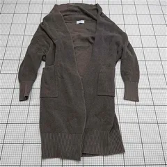 ◇ ⊇ スローブイエナ SLOBE IENA ロングニットカーディガン ブラウン系 レディース E  【1511100012811】