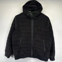 古着 リーバイス Levi's ジャケット 大きいサイズ コーデュロイジャケット 中綿 ワンポイントロゴ 2XL  ブラック メンズ