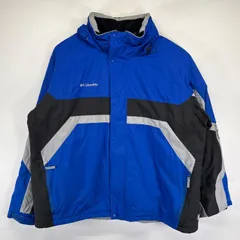 古着 コロンビア Columbia マウンテンジャケット 大きいサイズ フルジップ アウトドア ワンポイントロゴ 2XL マルチカラー メンズ