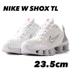 NIKE W SHOX TL ナイキ ウィメンズ ショックス TL WHITE/WHITE-METALLIC SILVER-MAX ORANGE ar3566-100 23.5cm