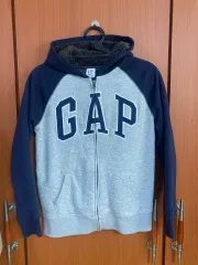 GAP ギャップ 起毛 ジップアップパーカー キッズXLサイズ