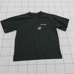 ◇ ⊂ トムとジェリー TOM and JERRY キャラクターTシャツ ブラック系 メンズ Mサイズ E  【1511110033301】
