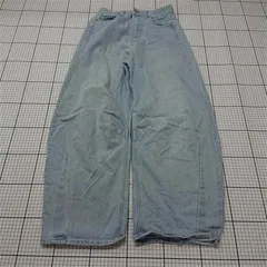 ◇ Θ イング INGNI ワイドデニムパンツ ライトブルー Sサイズ レディース E  【1511110044499】