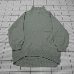 ◇ ⊇ グローバルワーク GLOBAL WORK タートルネックニットセーター ミント系 M レディース E  【1511110045809】