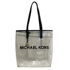 良品 24SS MICHAEL KORS マイケルコース PVC チャーム付き トートバッグ 35S4G01T3P クリア　 レディース 古着 中古 USED
