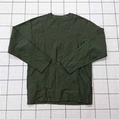 ◇ Θ ユナイテッドアローズ UNITED ARROWS 長袖カットソー コットン混 カーキ系 S メンズ E  【1511110048312】