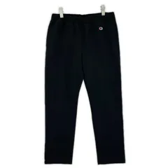 Champion チャンピオン ロゴワッペン スウェットパンツ sizeLARGE/ブラック