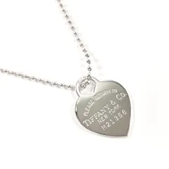 ティファニー ネックレス ハート タグ リターントゥ  シルバー