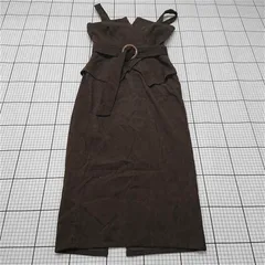 ◇ ⊇ ワンピース リゼクシー RESEXXY ベルト付きキャミワンピース ブラウン系 レディース Fサイズ E  【1511120012419】