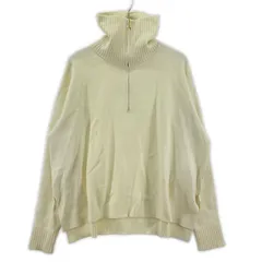 BARNYARDSTORM バンヤードストーム ハーフジップ サイドスリット プルオーバーニット sizeF/アイボリー