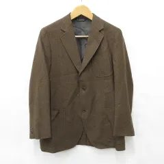 ブルックスブラザーズ BROOKS BROTHERS テーラードジャケット シングル ウール シルク 茶 ブラウン 40REG