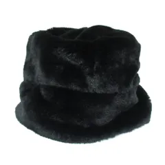 美品 CA4LA カシラ ボアハット ブラック レディース 古着 中古 USED