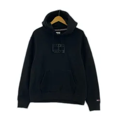 TOMMY JEANS トミー ジーンズ プルオーバーパーカー sizeS/ブラック