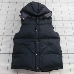 ◇ ⊇ シップス GENERAL SUPPLY ダウンベスト フード付き ネイビー系 メンズ M E  【1511250007866】
