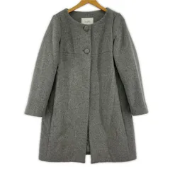 IENA SLOBE イエナ スローブ ノーカラーコート size38/グレー