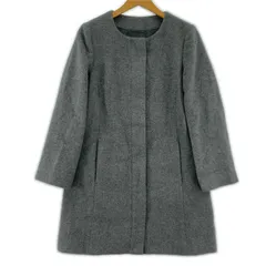 ANAYI アナイ  ノーカラーコート size38/グレー