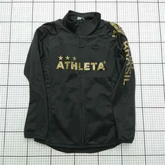 ◇ ⊇ アスレタ ATHLETA ジャージジャケット 150 ブラック系 キッズ E  【1511250009693】