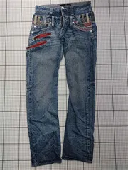 ◇ Θ ドミネイト Dominate Handcrafted Jeans デニムパンツ Sサイズ メンズ E  【1511250009556】