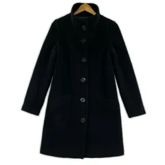 INDIVI インディヴィ ウール混コート size36/ブラック