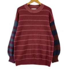 KBF ケービーエフ アーバンリサーチ   クルーネックニット sizeone/ボルドー系