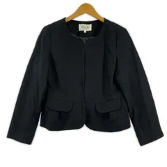 SOUP スープ ノーカラージャケット size9/ブラック