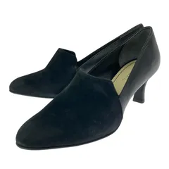 REGAL リーガル 素材切替パンプス size24 1/2/ブラック