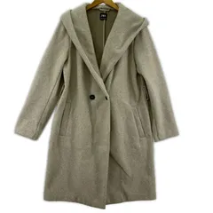 ZARA ザラ ウールライク フーデッドコート sizeEUR XS/ベージュ系