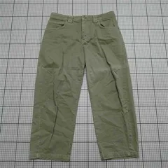 ◇ Θ ザラ ZARA 9632/242/505 カーキ系コットンパンツ EUR40 レディース E  【1511250009792】