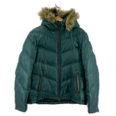 MICHEL KLEIN HOMME ミッシェルクランオム 3way ファーフード付き ジップアップダウンジャケット size48/グリーン