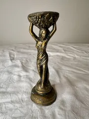 アールヌーボー様式 ヴィンテージ キャンドルホルダー