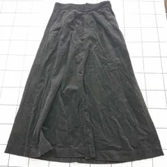 ◇ ⊂ ブラック系コーデュロイロングスカート レディース E  【1511250010620】