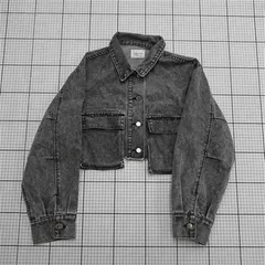 ◇ Θ オリーブ・デ・オリーブ OLIVE des OLIVE 1032070120 クロップドデニムジャケット レディース E  【1511250010217】