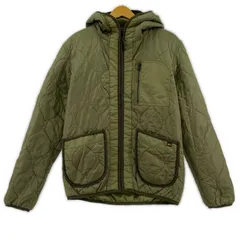 ALPHA INDUSTRIES アルファ インダストリーズ フーデッド キルティングジャケット sizeMEDIUM/オリーブ