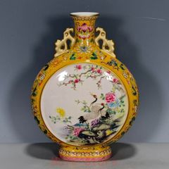 大型】オールドニッポン 約28㎝ 一陳盛り ポピー紋 花瓶 - メルカリ