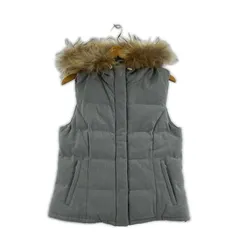 any SiS  エニィスィス   ファー付き ダウンベスト size2/グレー