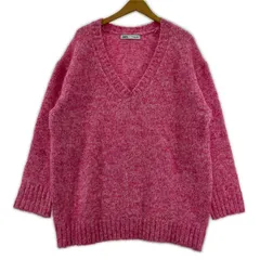 ZARA ザラ Vネックニット sizeEUR L/ピンク