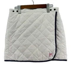 FILA GOLF フィラ ゴルフ 裏ボア ミニスカート size表記なし/ホワイト×ネイビー