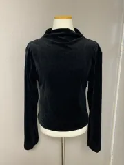 在庫整理/新品 ベルベット ハイネック ブラウス/Tシャツ