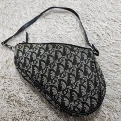 ディオール 正規品 オブリーク サドルバッグ