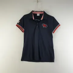 DISNEY レディース90 ネイビー 半袖 ポロTシャツ L0623