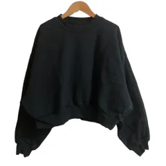 美品 adidas Originals アディダスオリジナルス ショート スウェット トレーナー XSサイズ ブラック レディース 古着 中古 USED