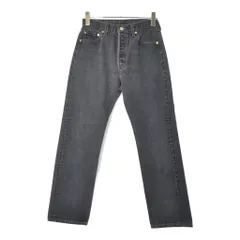 00年代 USA製 Levi's リーバイス 501 デニムパンツ ブラック(メンズ W30 L30)中古 古着 V8946