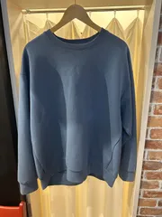 【美品】GLOBAL WORK グローバルワーク AIR CUSHION スウェットTシャツ 長袖 トレーナー スウェット ブルー系 サイズXL A-1596